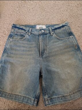 BDG Women's Light Blue High-Rise Denim Shorts